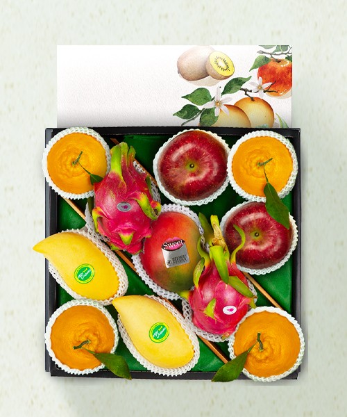 [정성담은]프리미엄 신선과일 5종 선물세트 2호 4kg(11과)